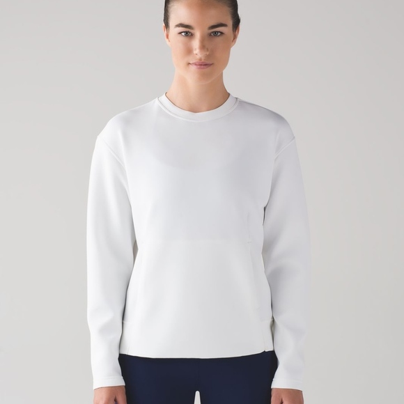 lululemon athletica Sweaters - Lululemon Embrace the Space Crew - Size 4 White